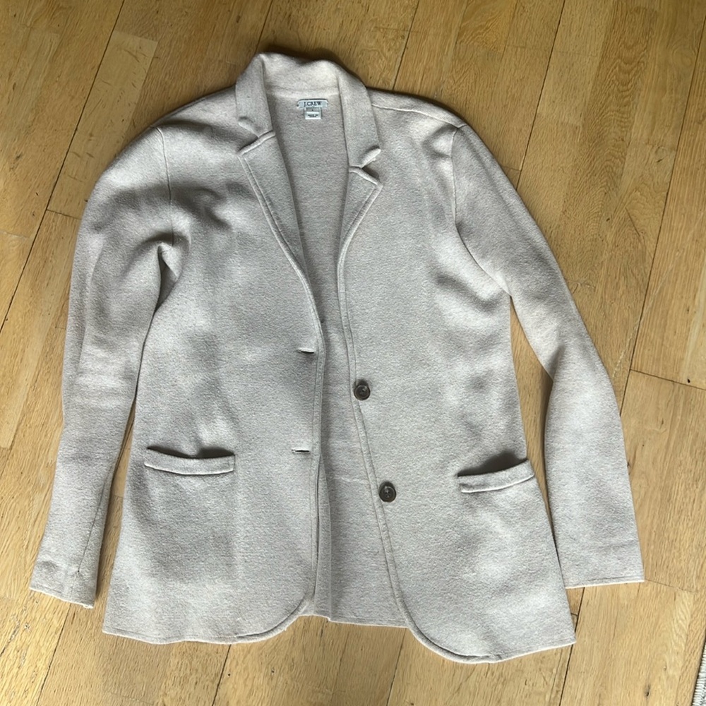 J Crew sweater blazer